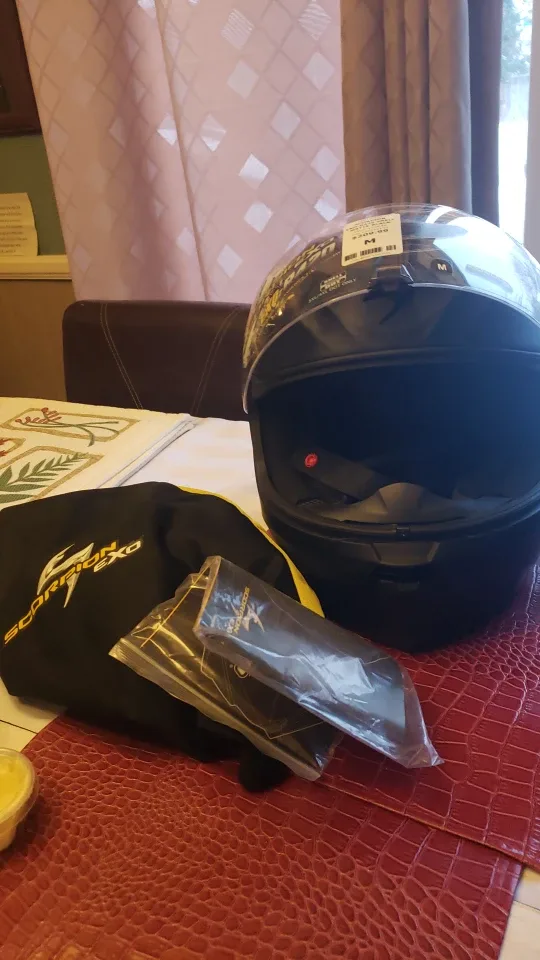 Scorpion Exo-R420 Motorcycle Helmet - Matte Black - Size Medium image indicator(2)