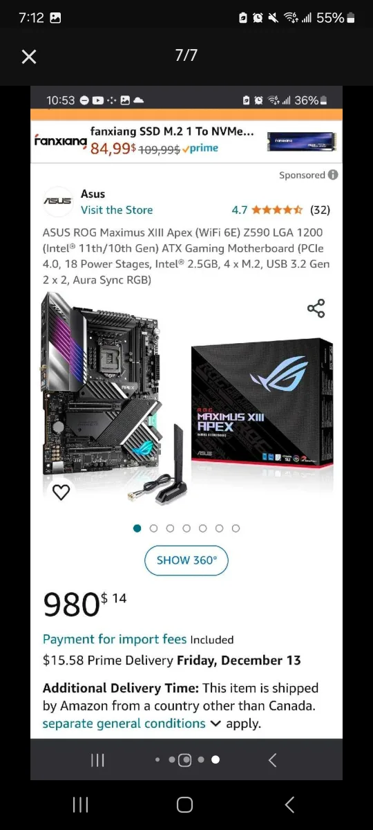 ASUS ROG Maximus XIII Apex Gaming Motherboard image indicator(7)