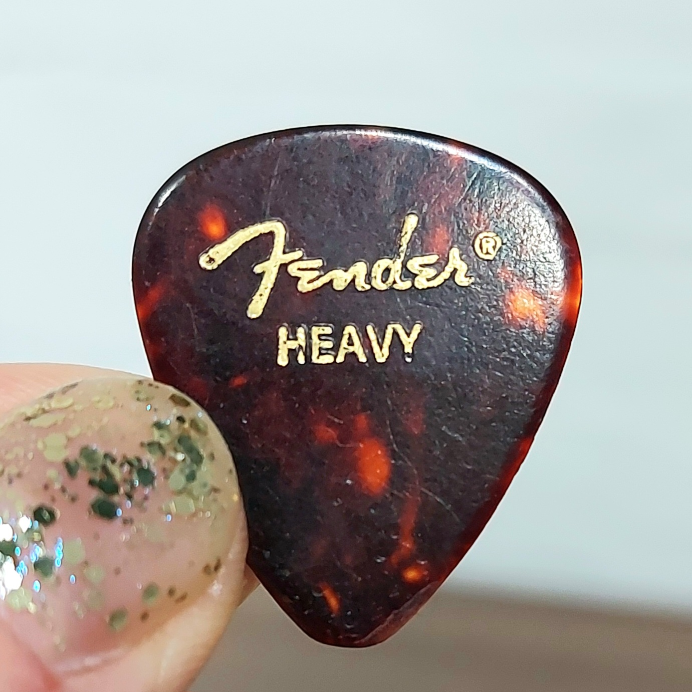 FREE Fender heavy guitar pick #freecycle