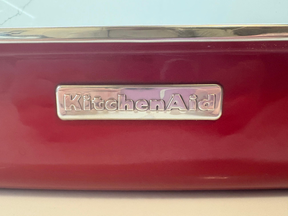 KitchenAid Red Enamel Roasting Pan. Red RARE - photo 3