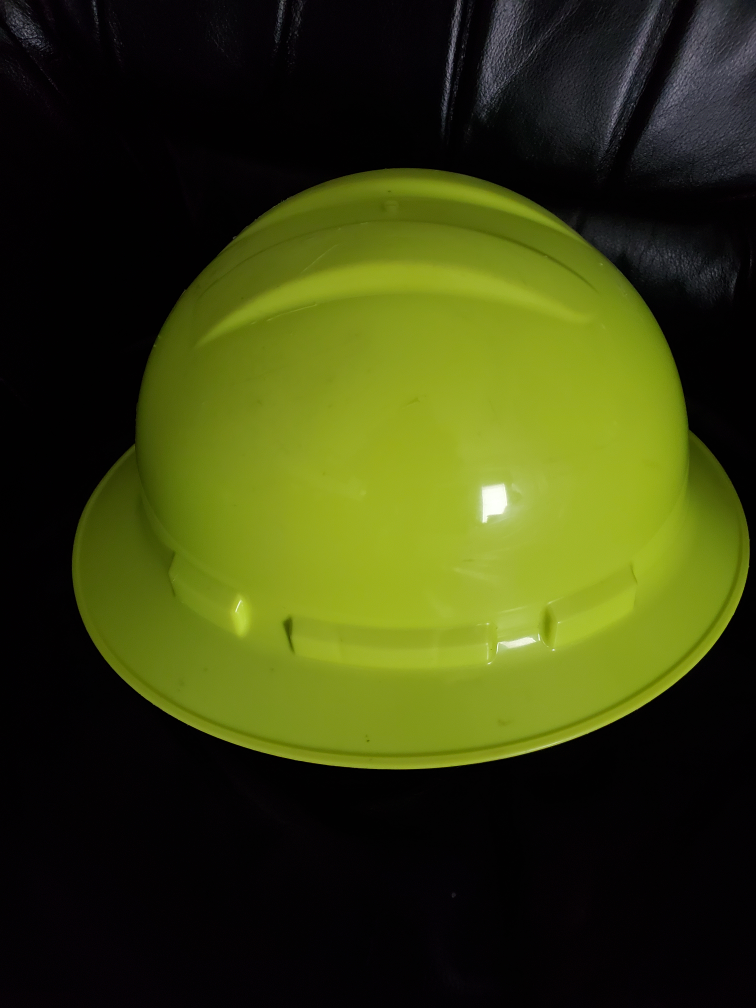 Hard Hat - Lime Green - Safety Helmet