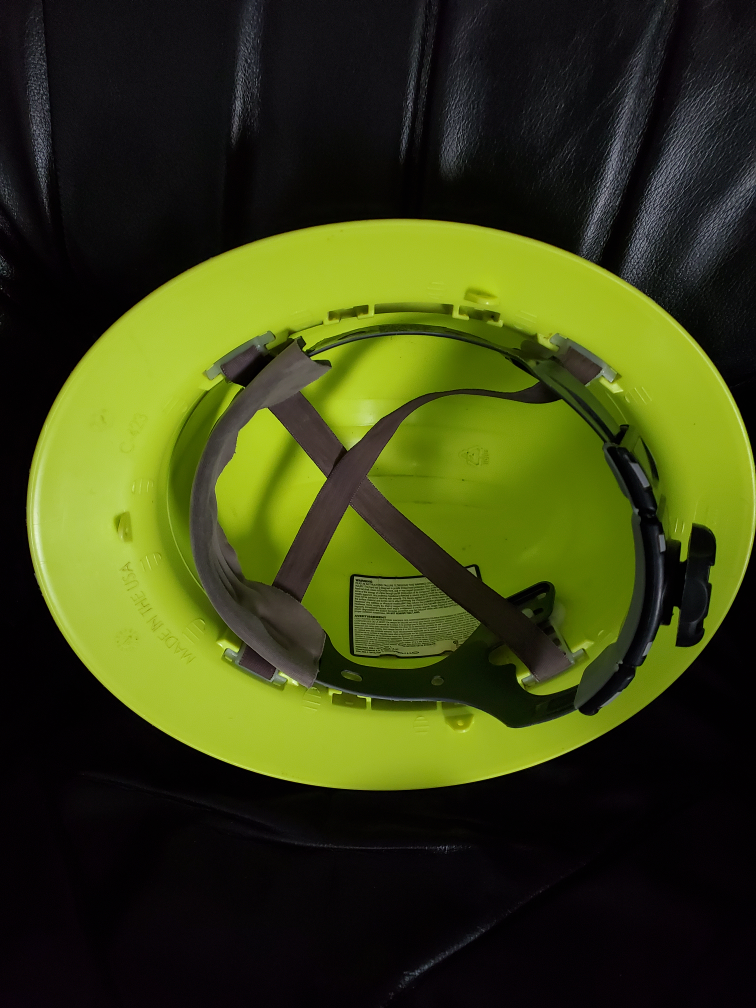 Hard Hat - Lime Green - Safety Helmet - photo 2