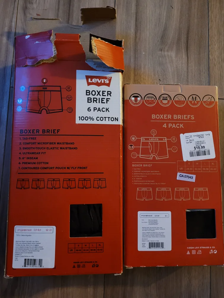 Levi's Men's Boxer Briefs - 5 Pack & 4 Pack Bundle image indicator(2)