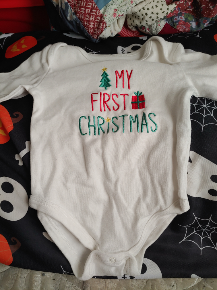 Baby's First Christmas onsie