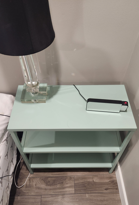 Mint Green Metal 2-Tier Side Table - photo 2