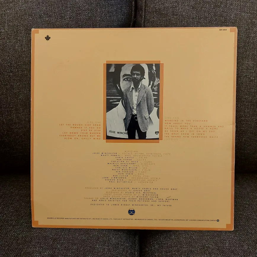 Jesse Winchester - Let the Rough Side Drag - Vinyl Record image indicator(2)