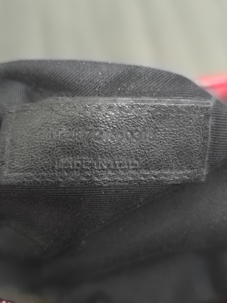 Saint Laurent Red Quilted Leather Chain Bag