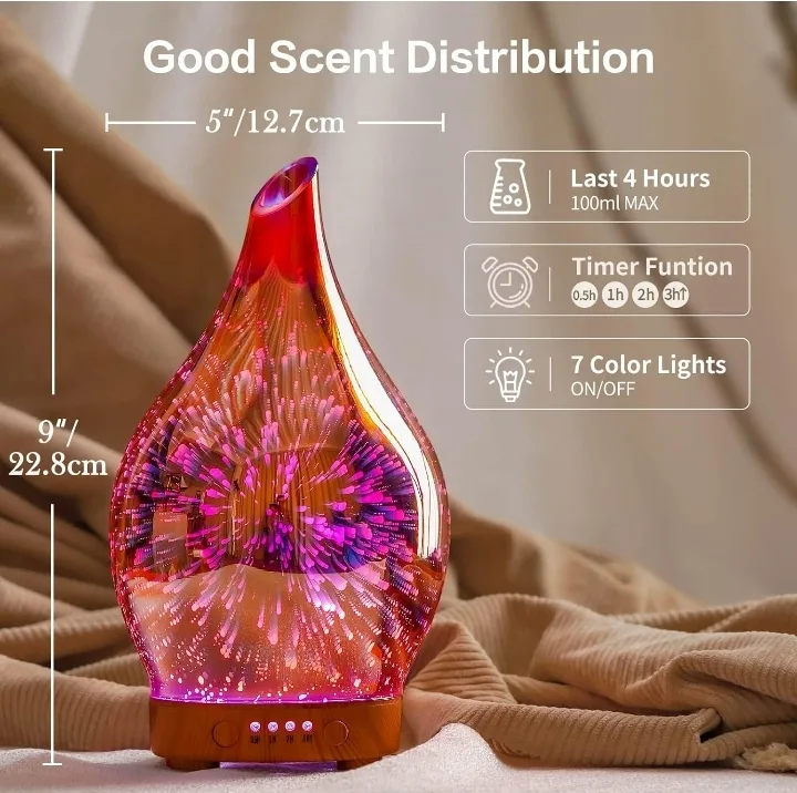 Essential oil diffuser Porseme image indicator(8)