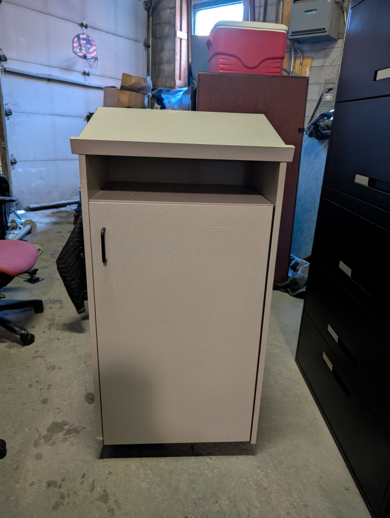Grey Mobile Presentation Lectern