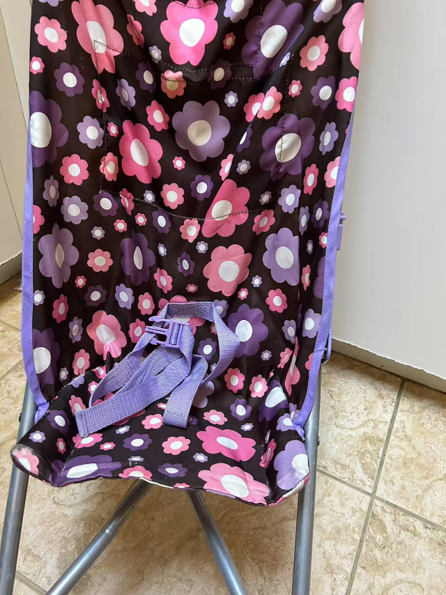 Floral design kids stroller