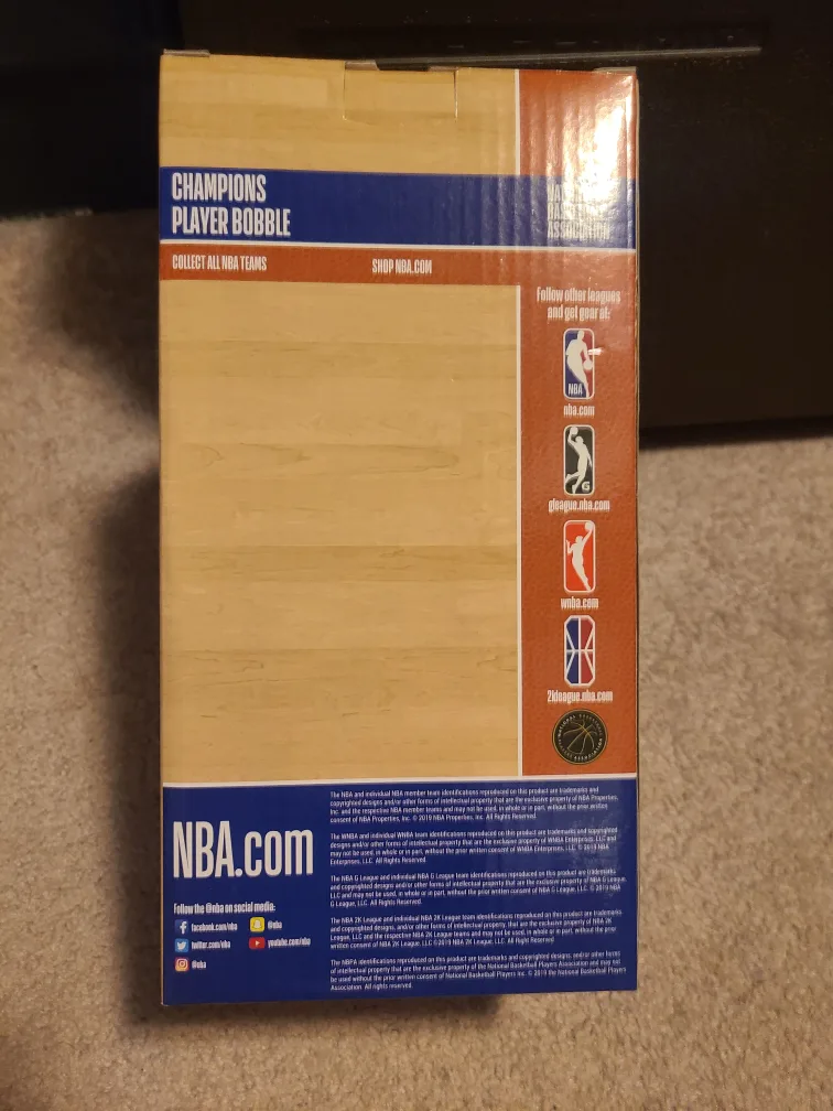 Kawhi Leonard 2019 NBA Champions Player Bobblehead image indicator(7)