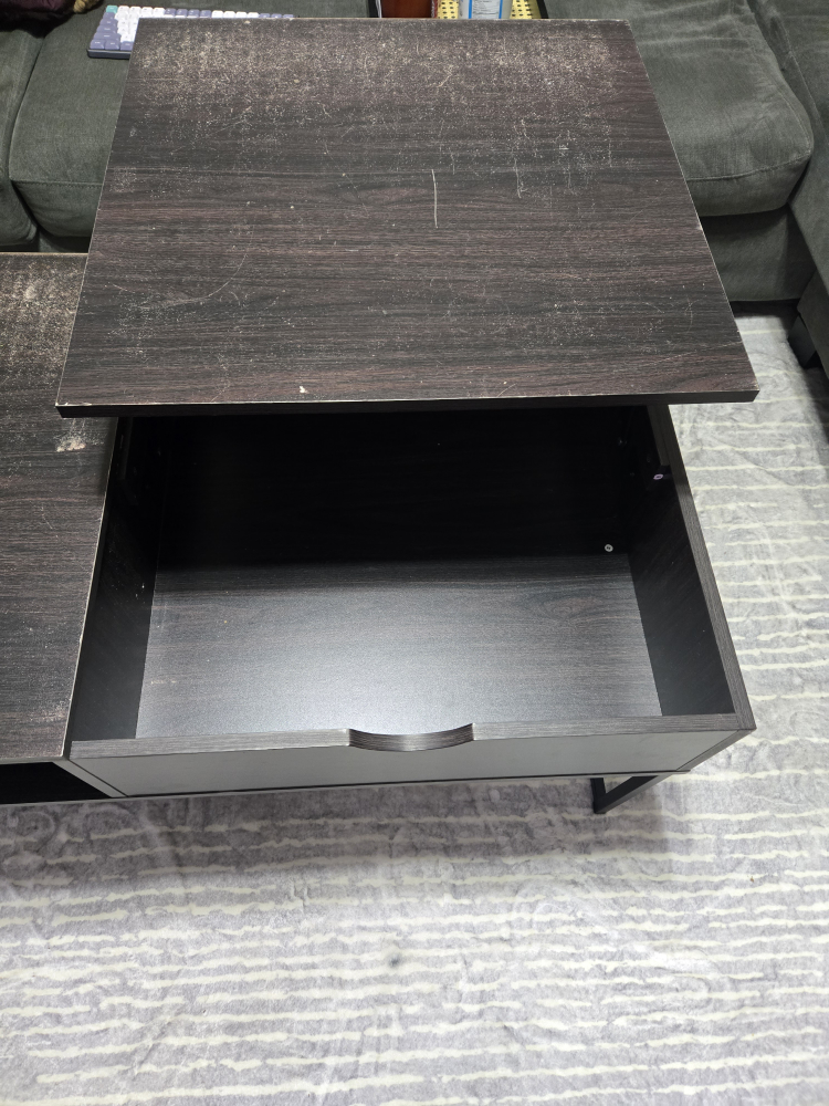 Lift-Top Coffee Table with Storage - photo 4