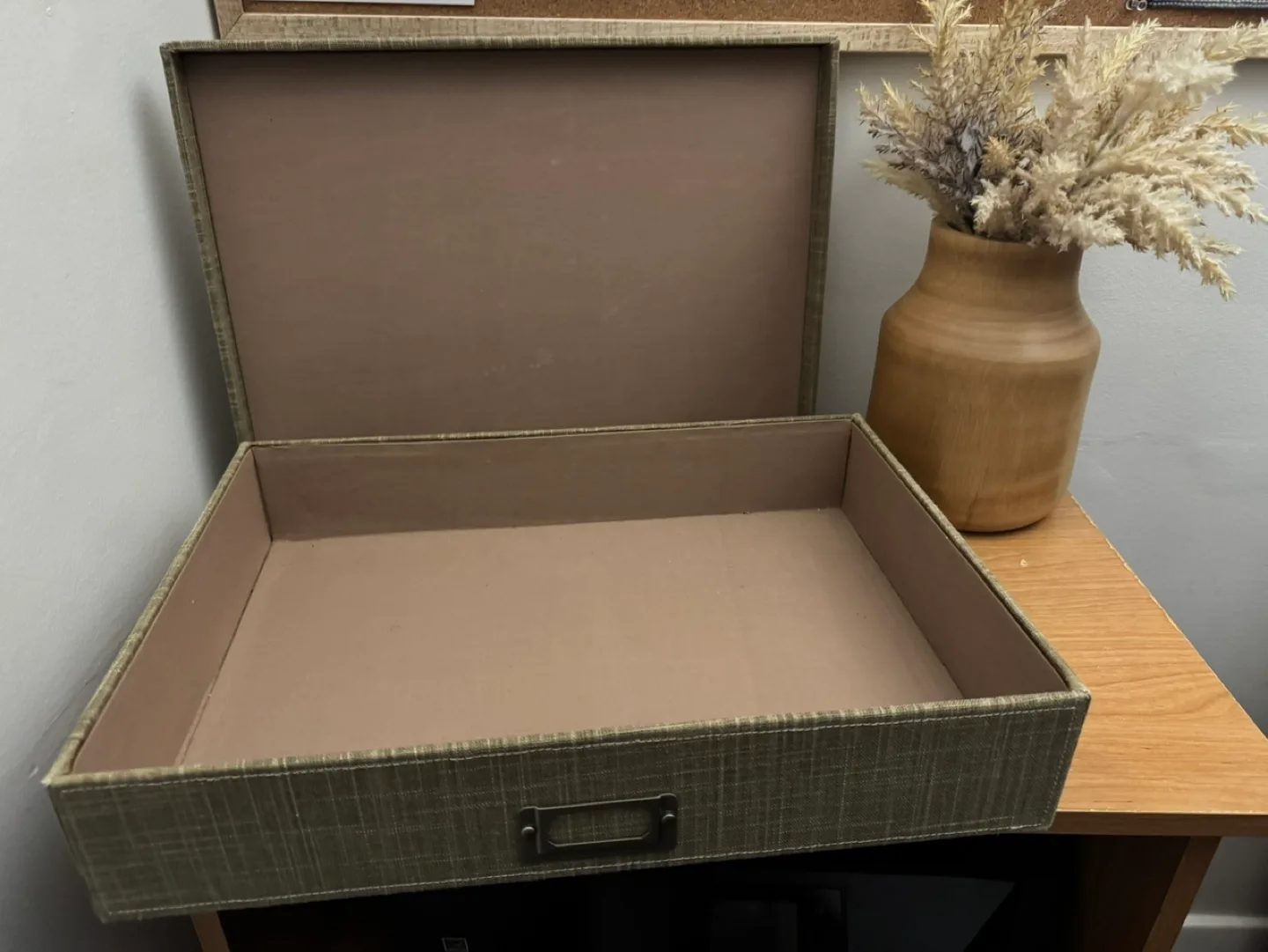 Large Beige Fabric Storage Box image indicator(3)