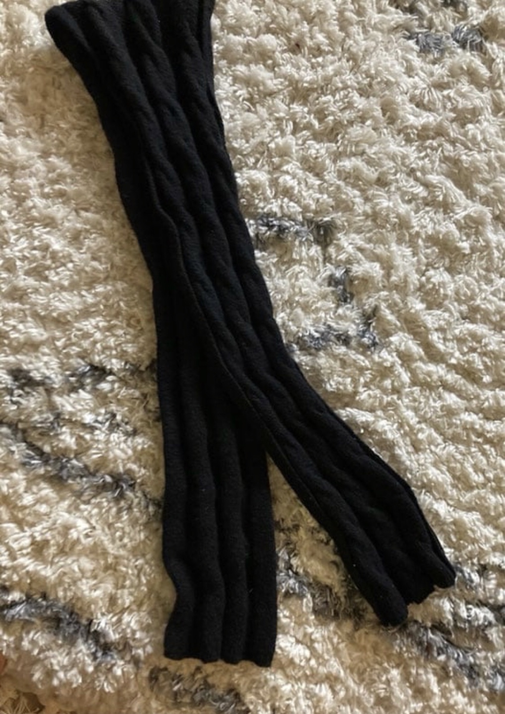 Men’s Eddie Bauer Black braided scarf