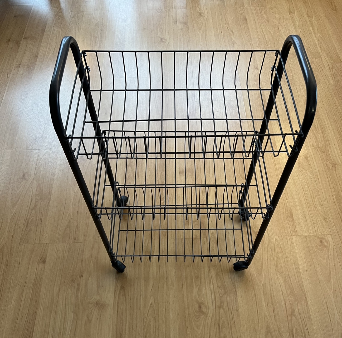 Three-Tier Rolling Cart Organizer