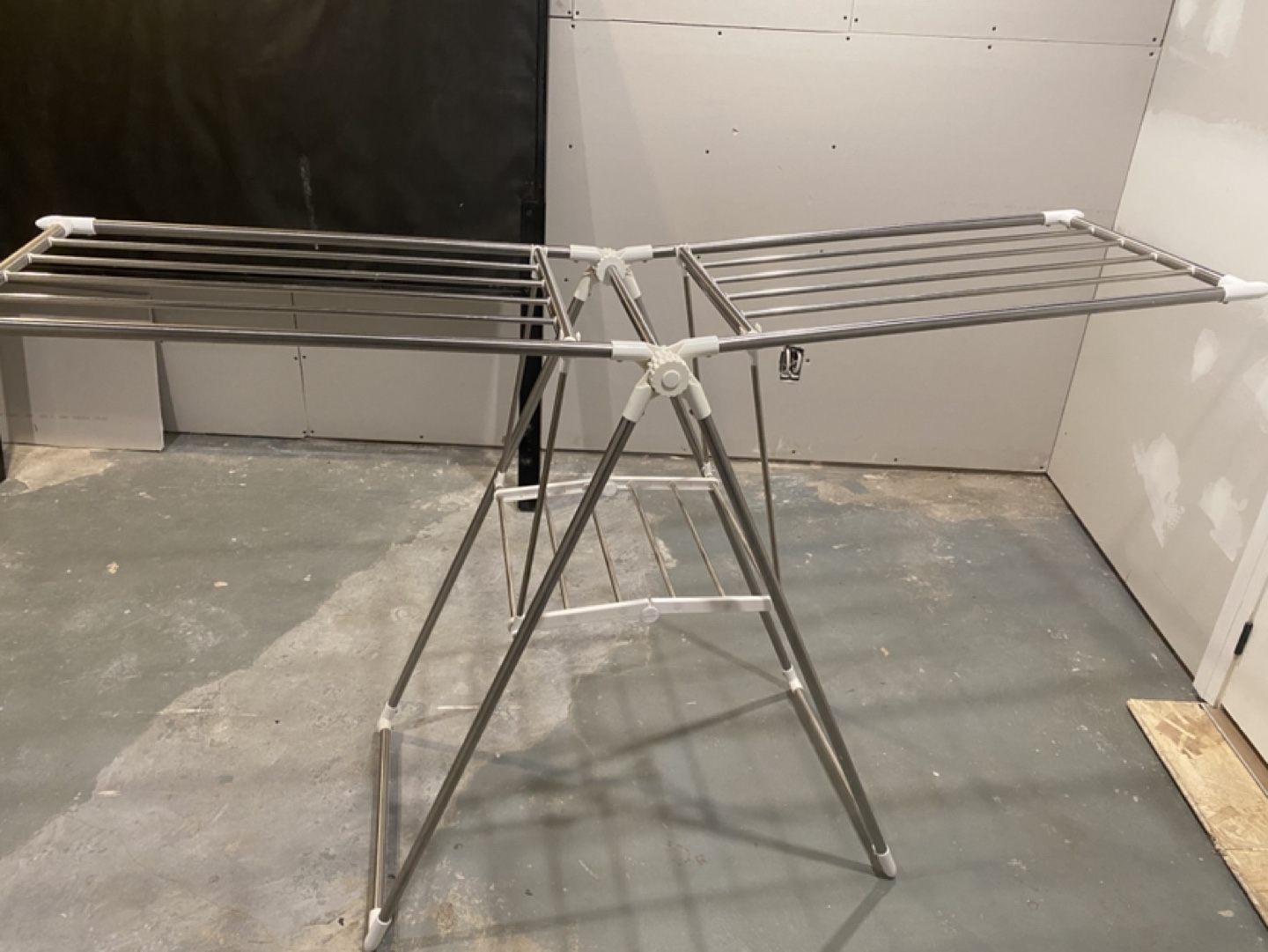 Foldable Stainless Steel Clothes Drying Rack - photo 2