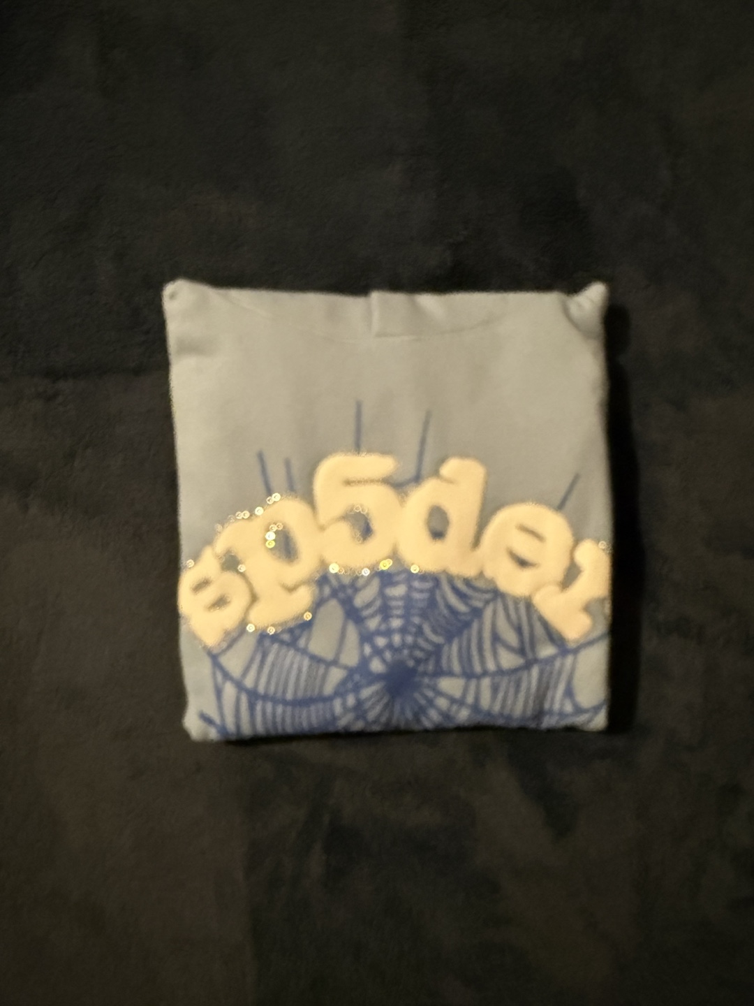 Blue spider hoodie - photo 3