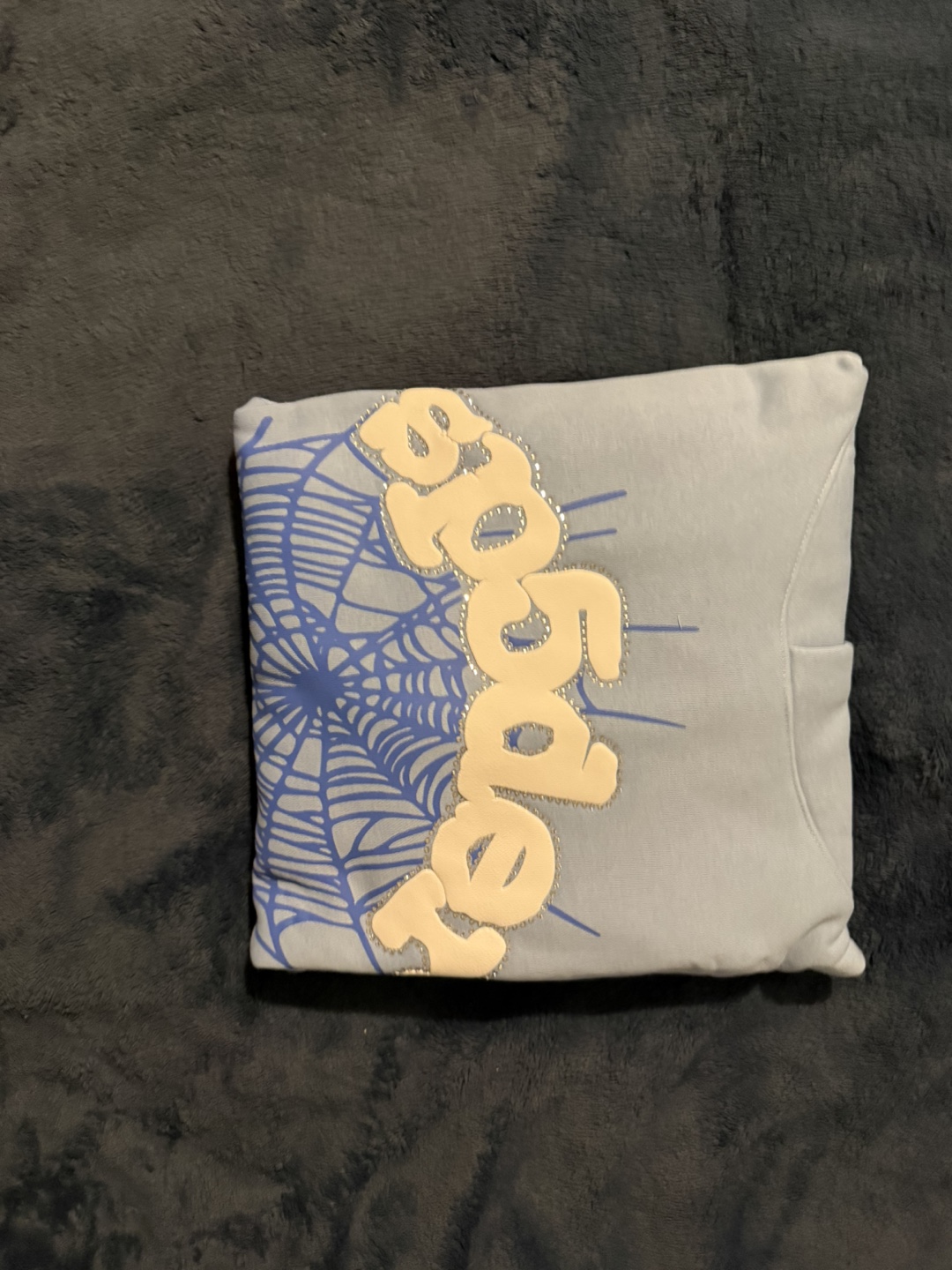 Blue spider hoodie - photo 4