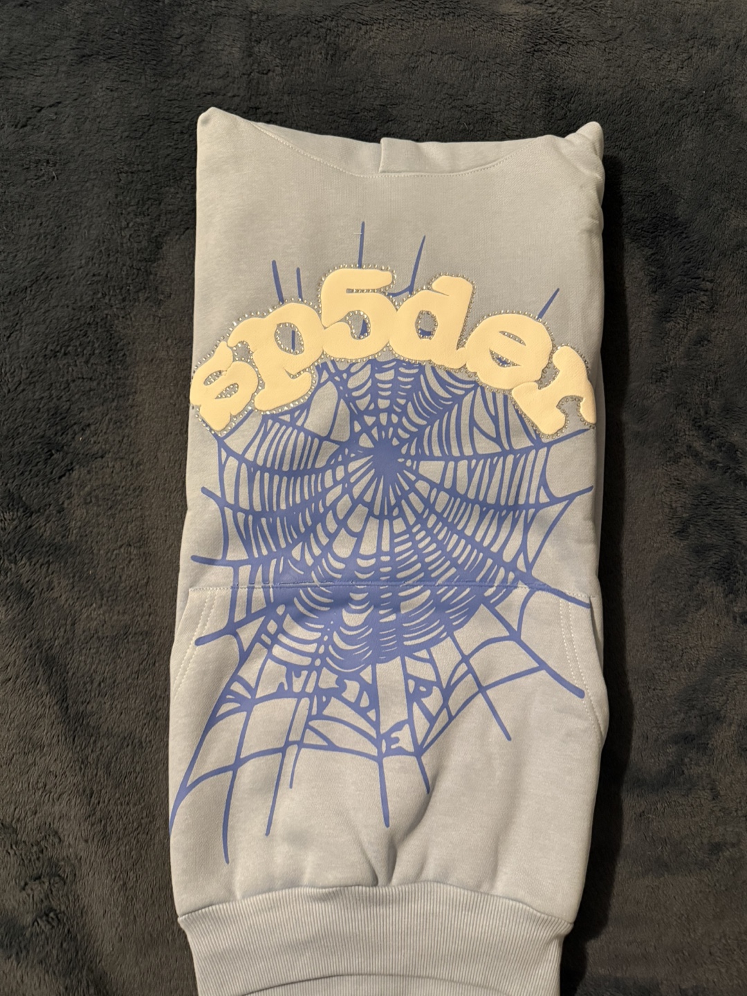 Blue spider hoodie - photo 5
