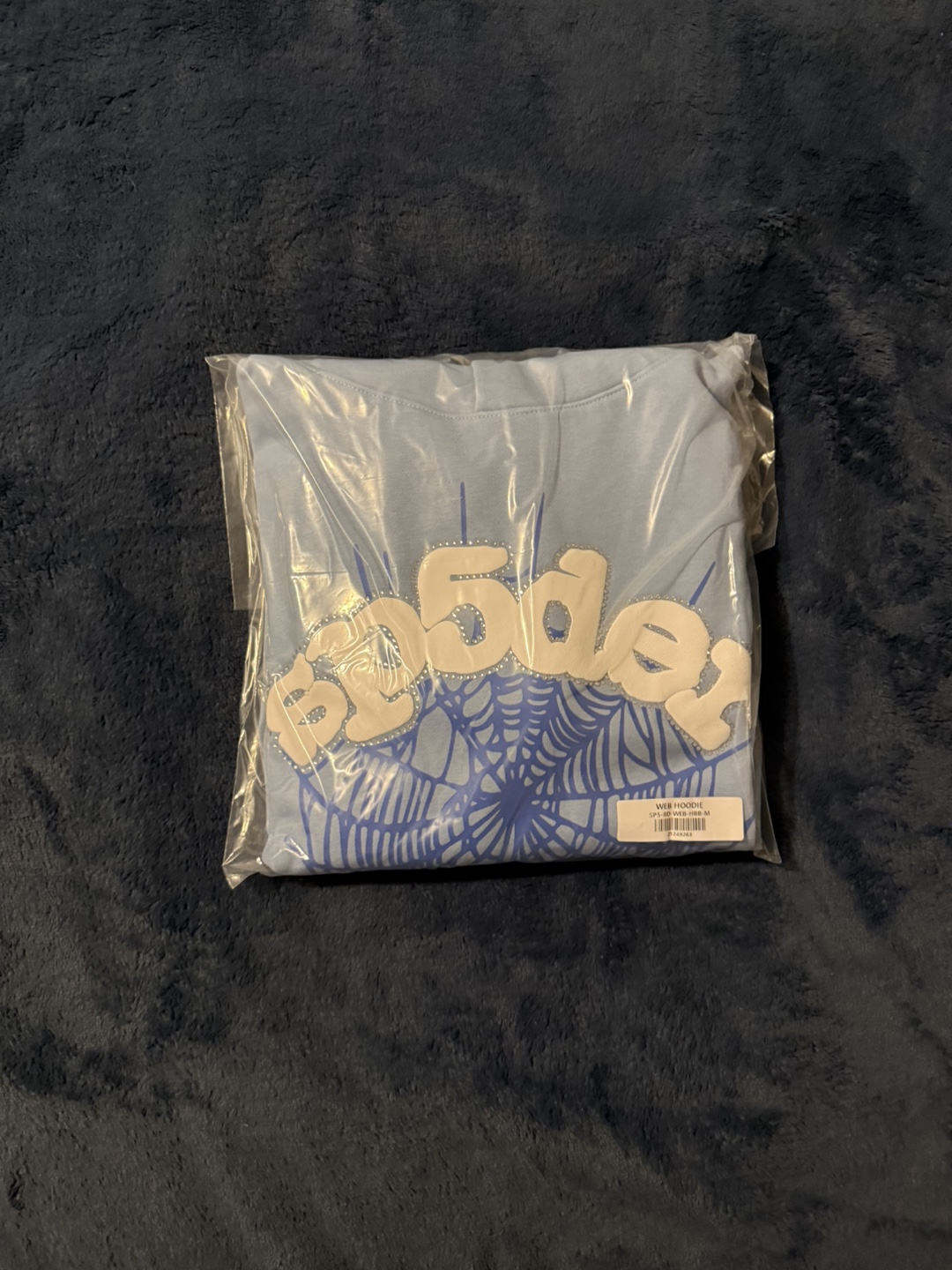 Blue spider hoodie