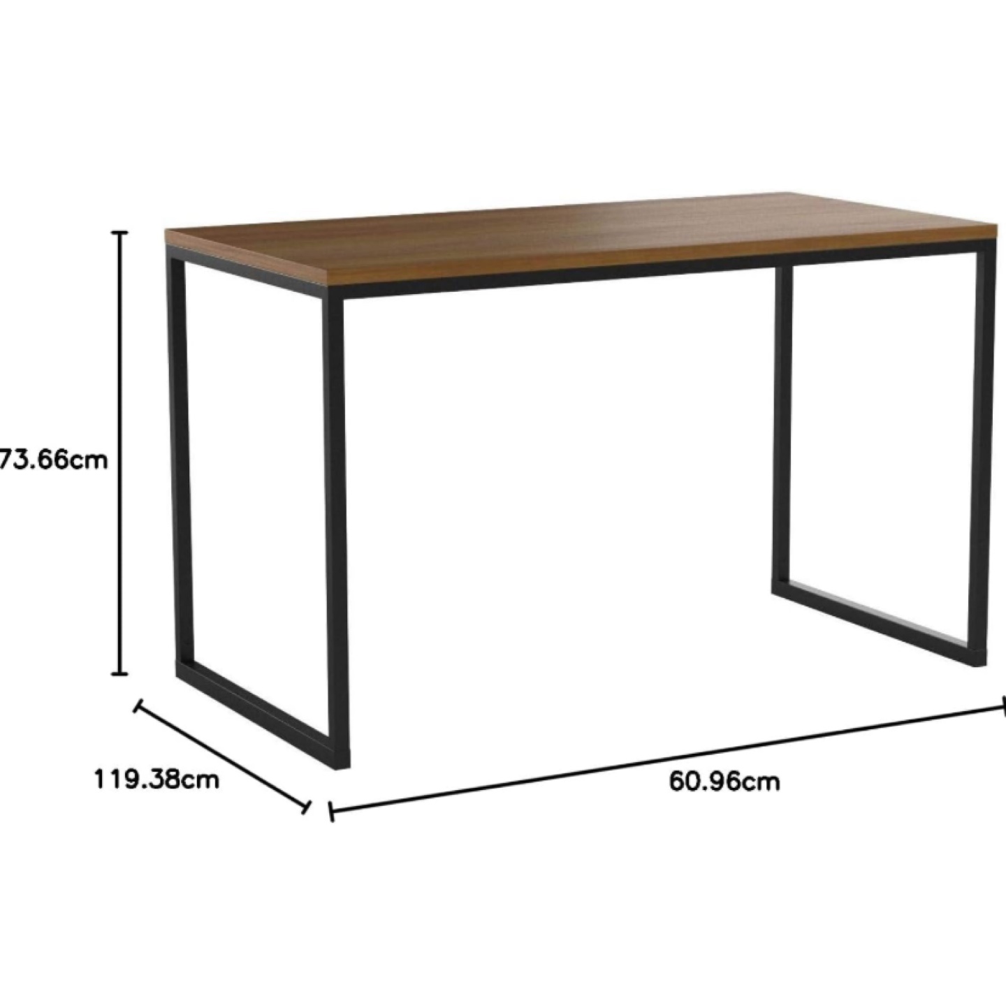 New Zinus  Modern Minimalist Desk - photo 3