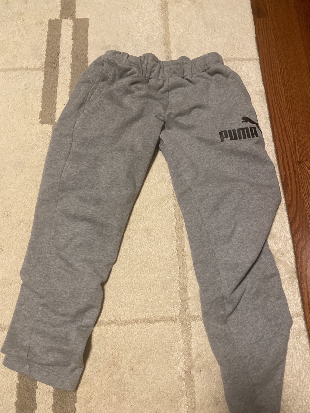 Gray Puma sweatpants