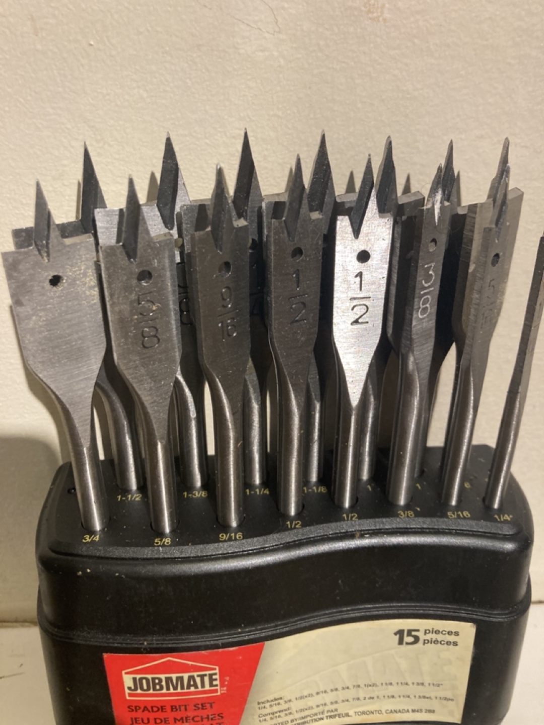 Jobmate 15-Piece Spade Bit Set - photo 3