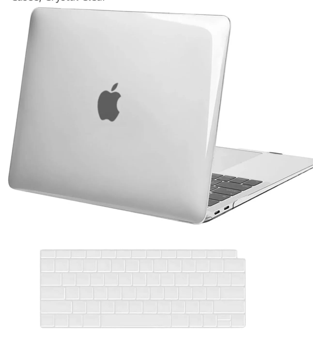 Mosiso MacBook Hard Case & Keyboard Cover - Crystal Clear image indicator(2)
