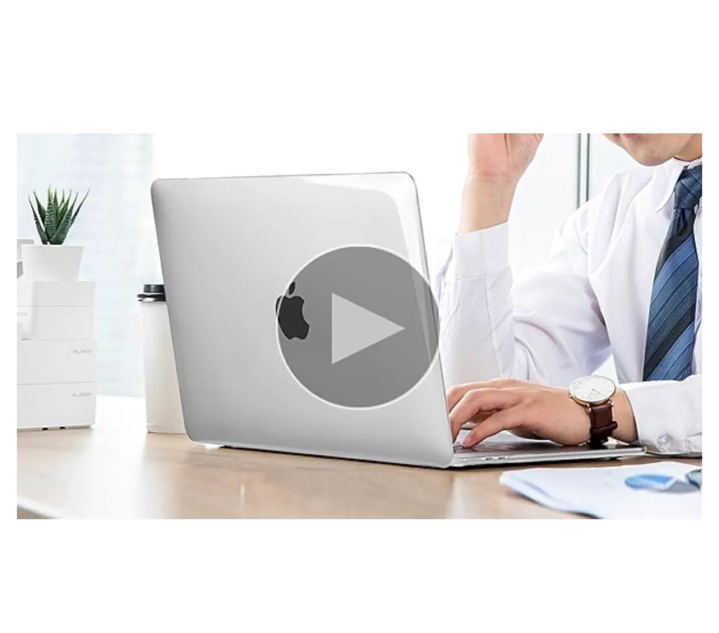 Mosiso MacBook Hard Case & Keyboard Cover - Crystal Clear image indicator(3)