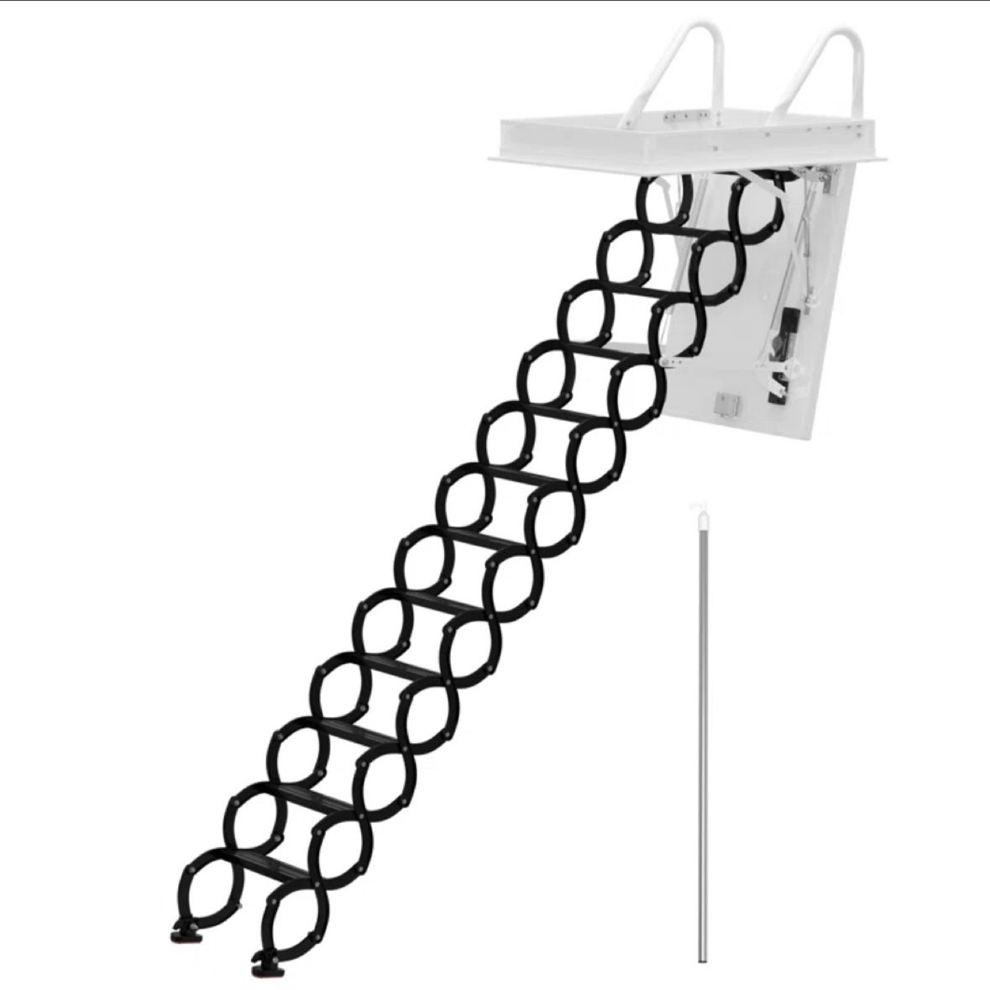 12 Steps Alloy Steel Folding Ladder For Attic - photo 2