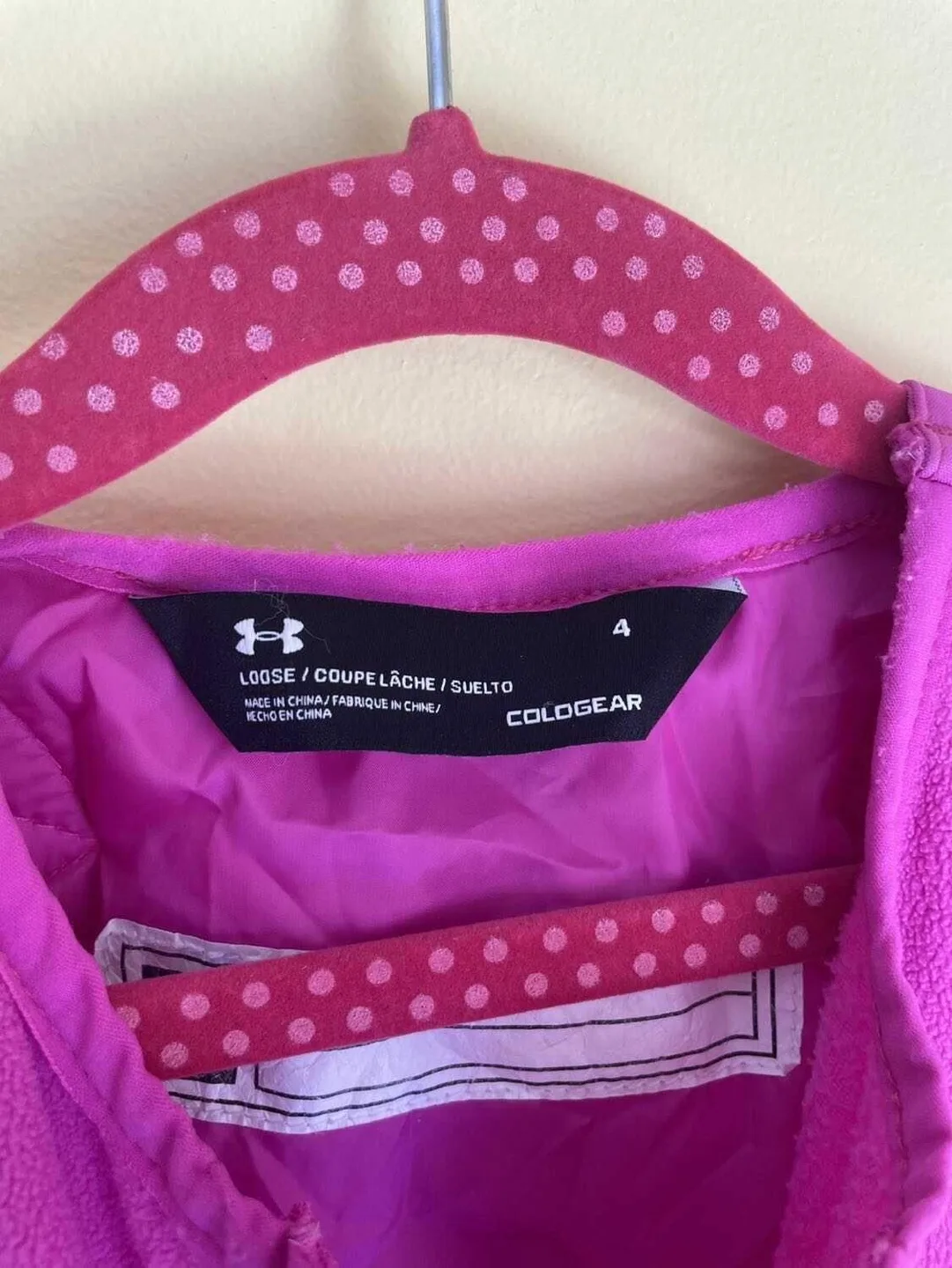 Under Armour Girls' Pink Snow Pants Size 4 image indicator(3)