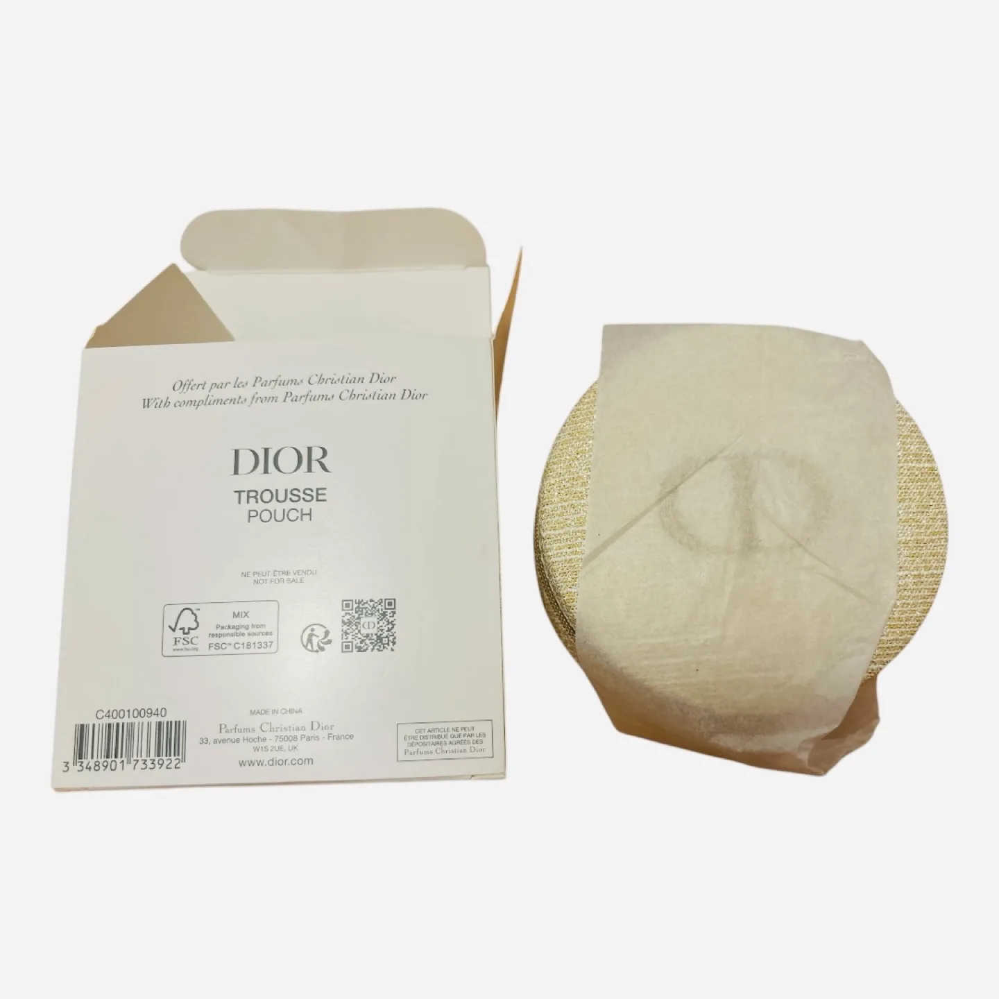 New Dior Trousse Pouch - Gold image indicator(3)