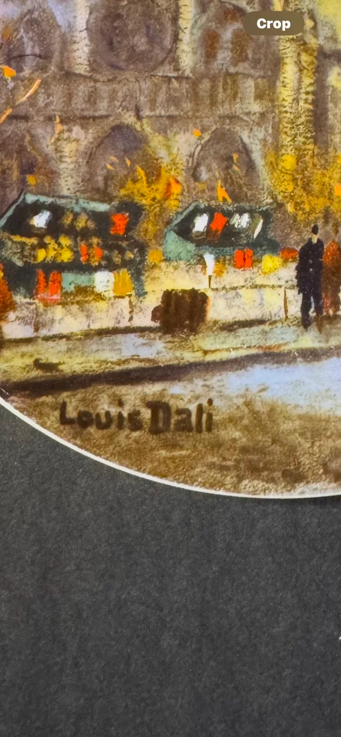 Limited Edition Notre Dame Plate by Louis Dali image indicator(2)