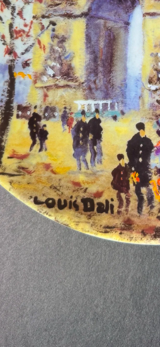 Limited Edition Louis Dali Plate - Arc de Triomphe image indicator(3)