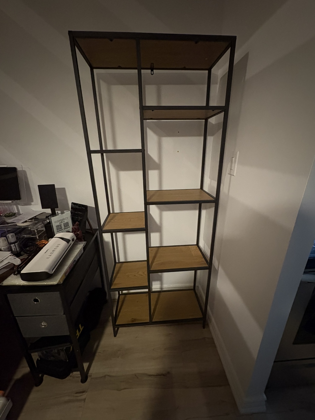Modern Industrial Bookshelf