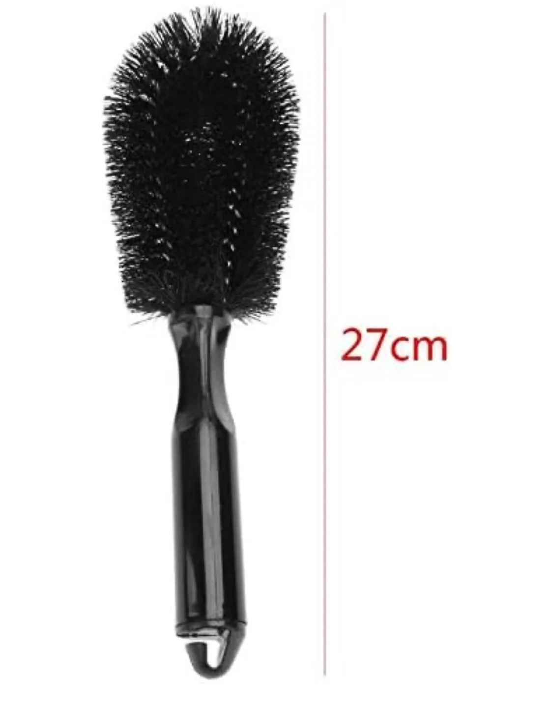 New Black Wheel Cleaning Brush - 27cm image indicator(3)