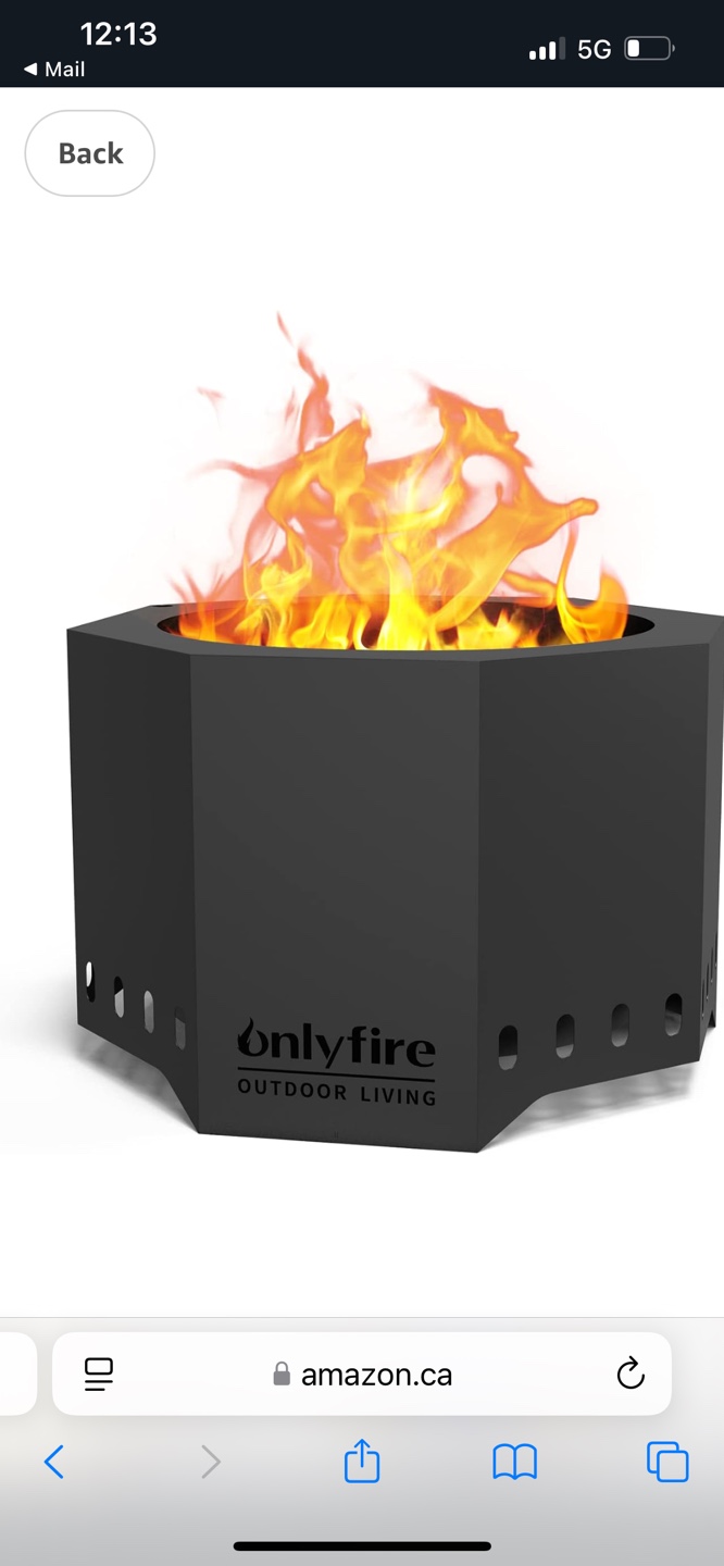 Onlyfire Outdoor Living Hexagonal Fire Pit