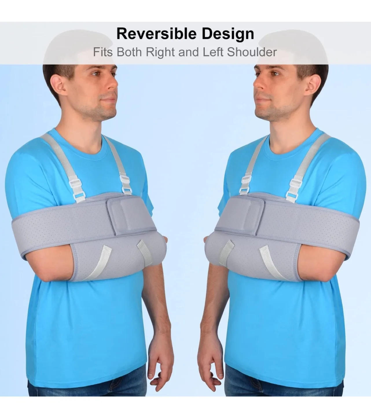 New Adjustable Arm Sling - Breathable & Comfortable Support image indicator(2)