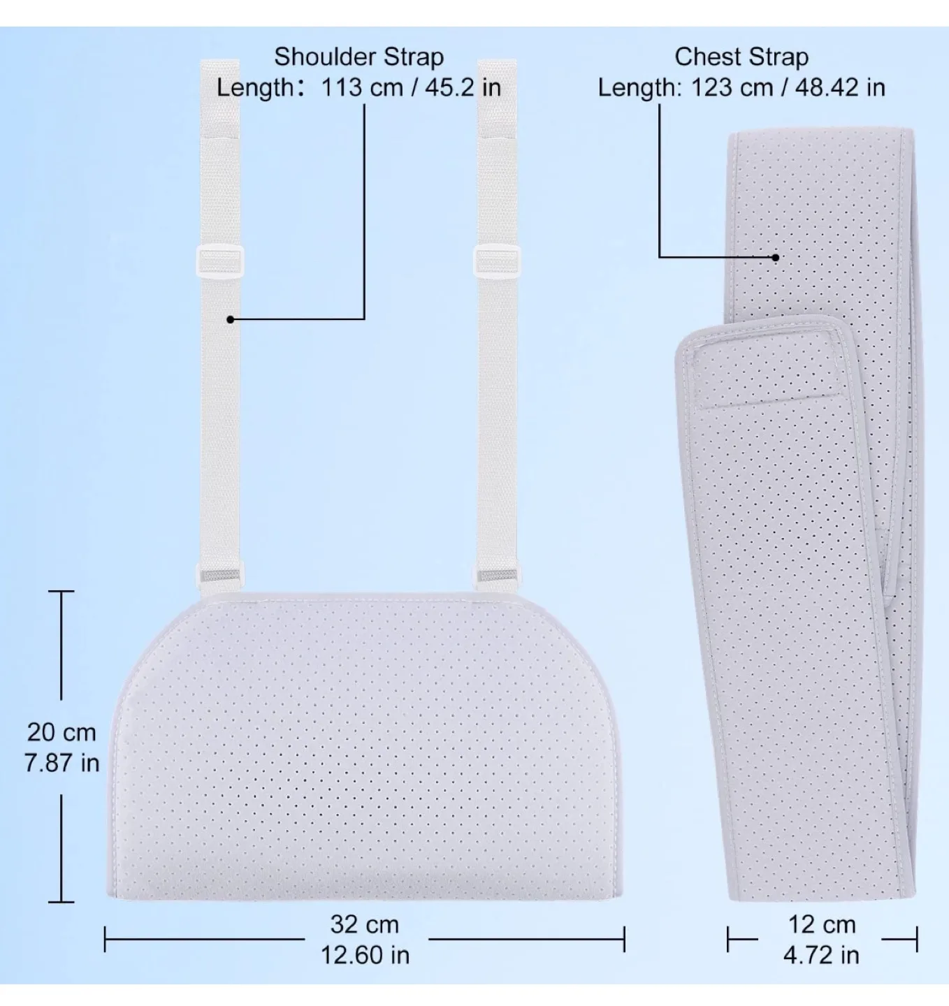 New Adjustable Arm Sling - Breathable & Comfortable Support image indicator(5)