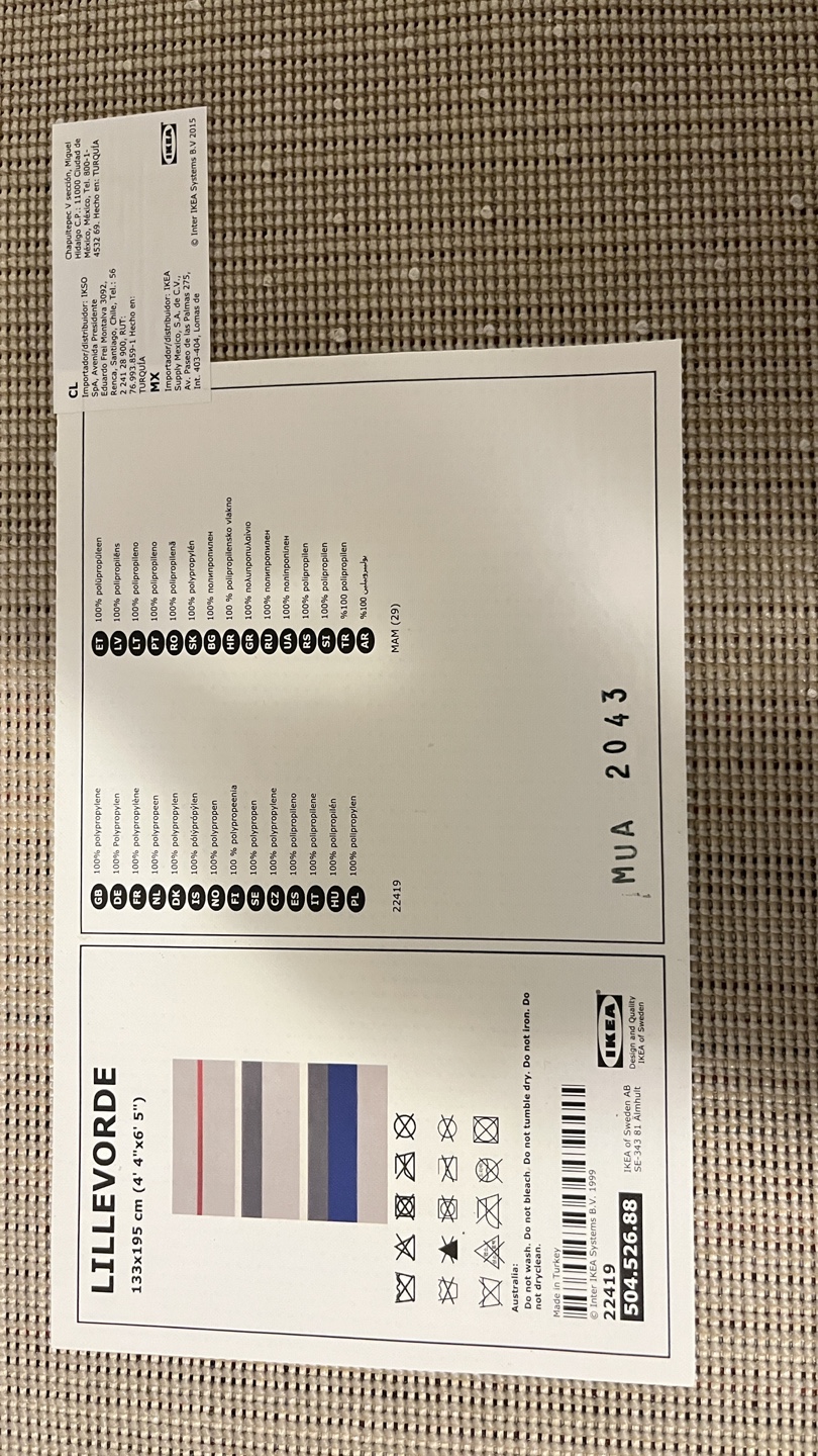 IKEA LILLEVÖRDE Rug, 135x195 cm - photo 2