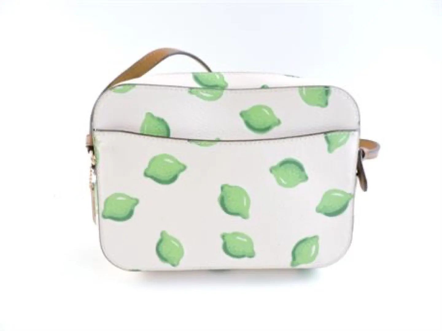 🍋‍🟩Adorable Coach Lime Print Mini Camera Crossbody Bag 🍋‍🟩 image indicator(4)