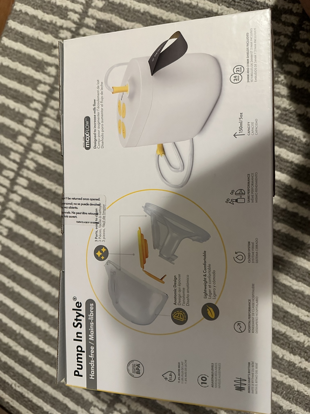 Medela Pump In Style Hands-Free Double Electric Breast Pump - photo 4