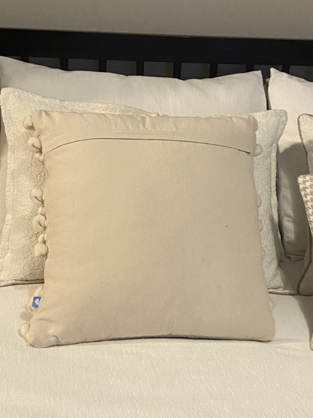 Brand new never used Cream Textured Throw Pillow - photo 2