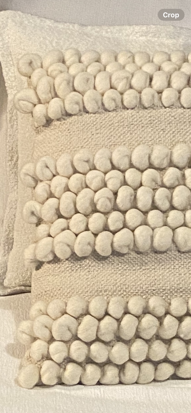 Brand new never used Cream Textured Throw Pillow - photo 3