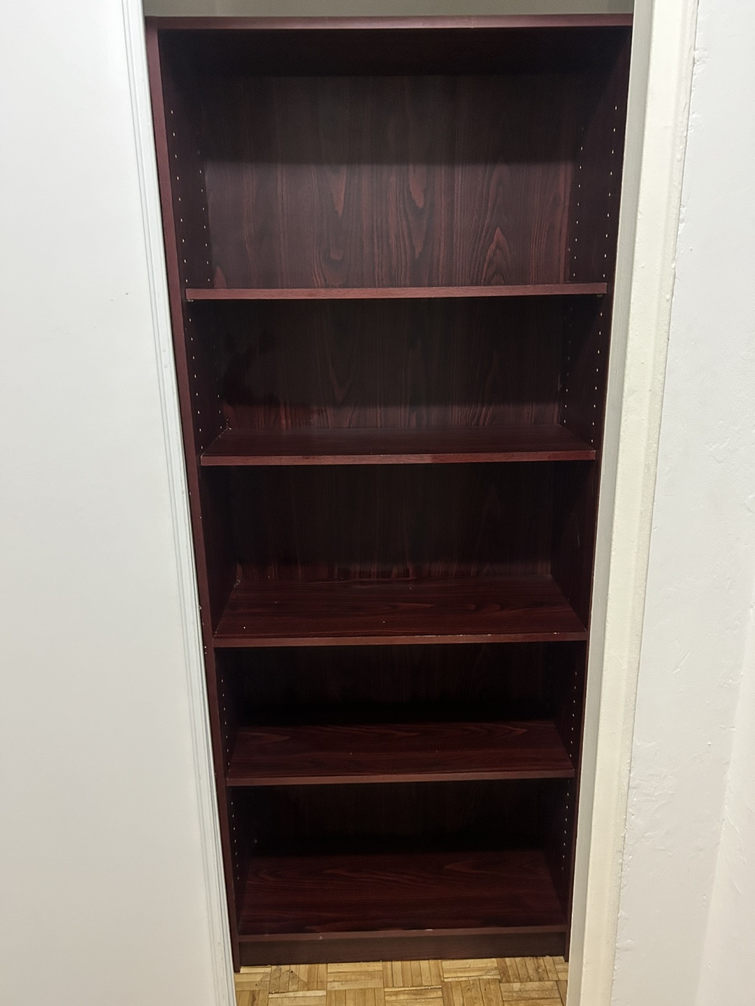 Dark Brown Cherry Bookshelf/Storage Unit - photo 2