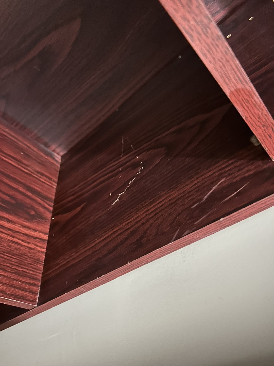 Dark Brown Cherry Bookshelf/Storage Unit - photo 4