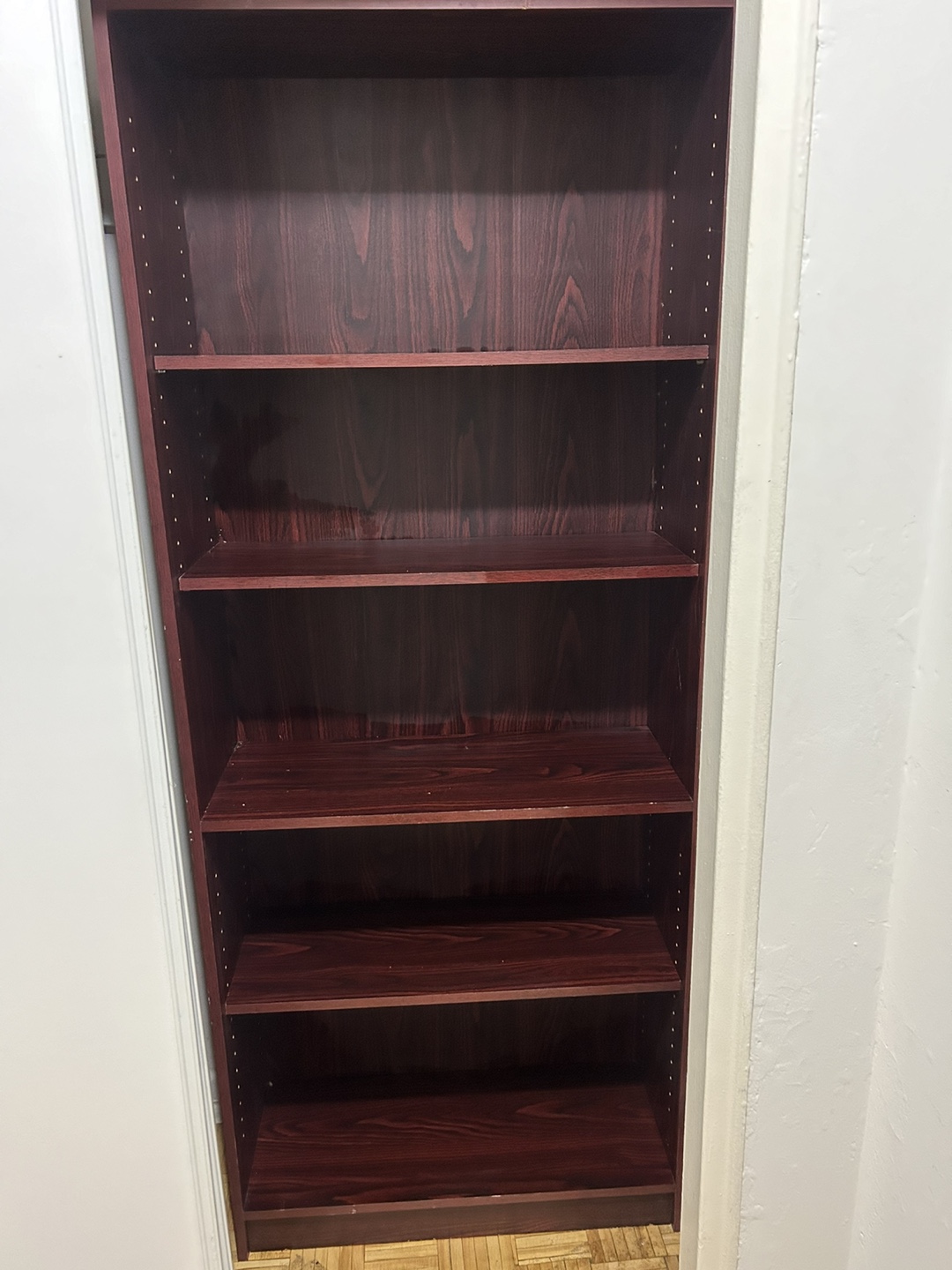 Dark Brown Cherry Bookshelf/Storage Unit