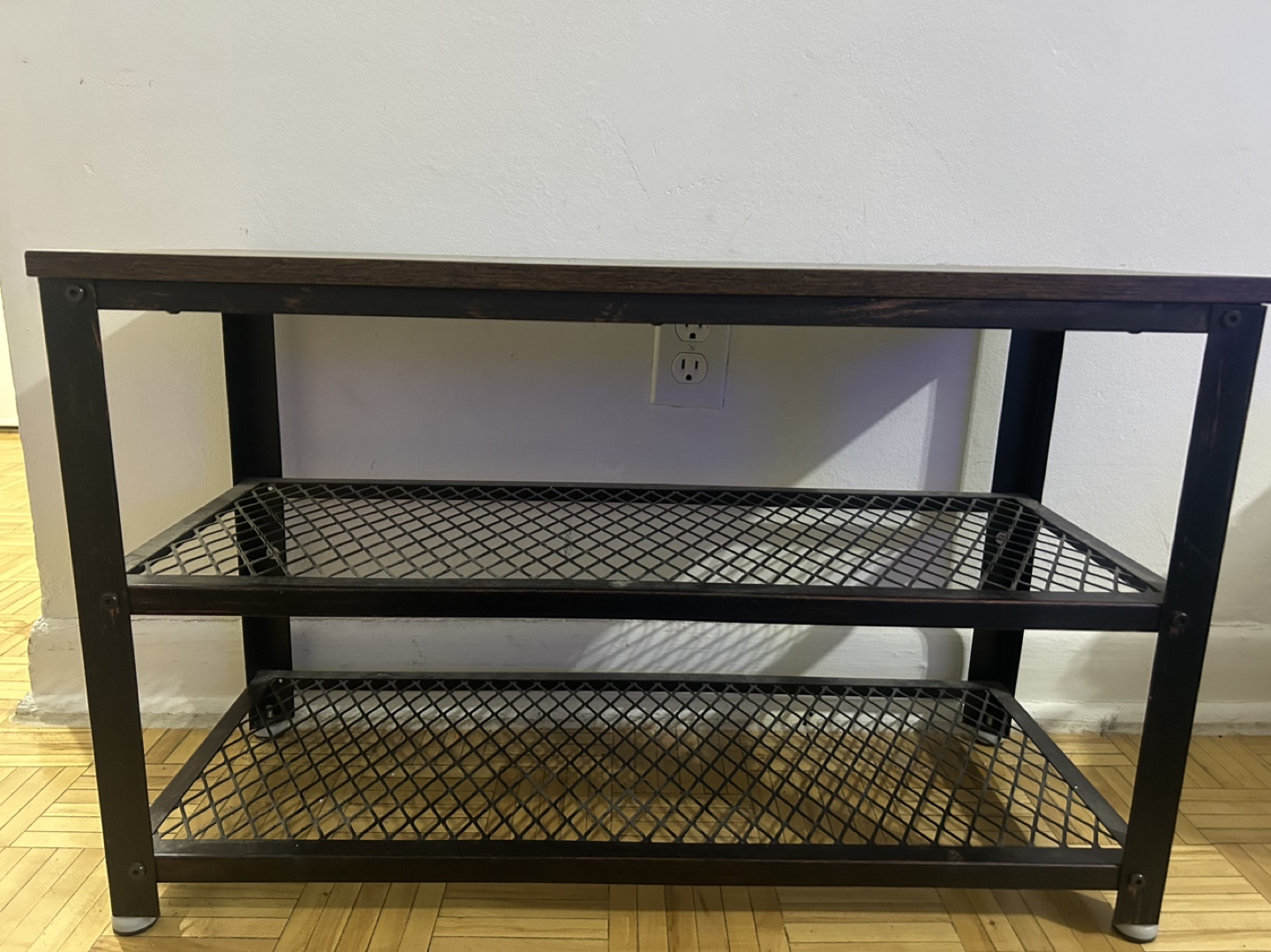 IKEA Industrial Shoe Rack with Bench - photo 3
