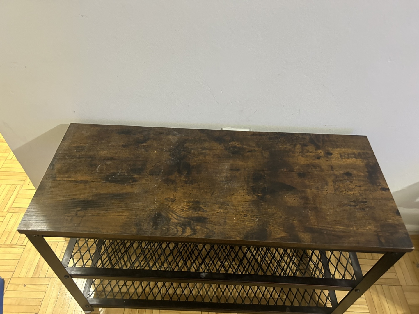 IKEA Industrial Shoe Rack with Bench - photo 2