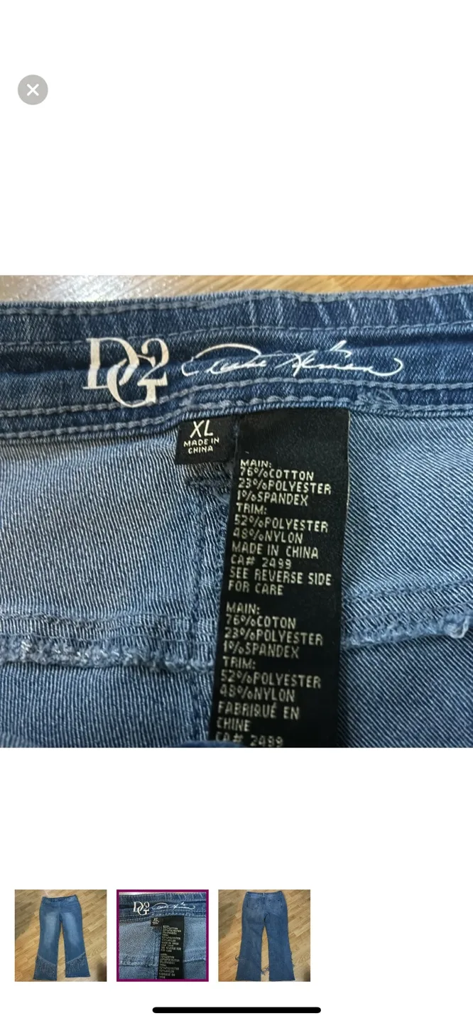 D2 by Diane Gilman Jeans Size XL image indicator(2)